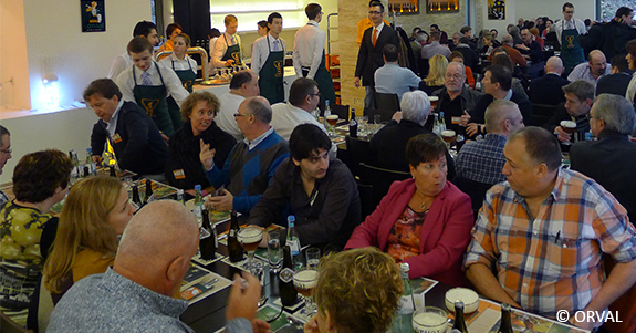Repas de groupe à À l’Ange Gardien